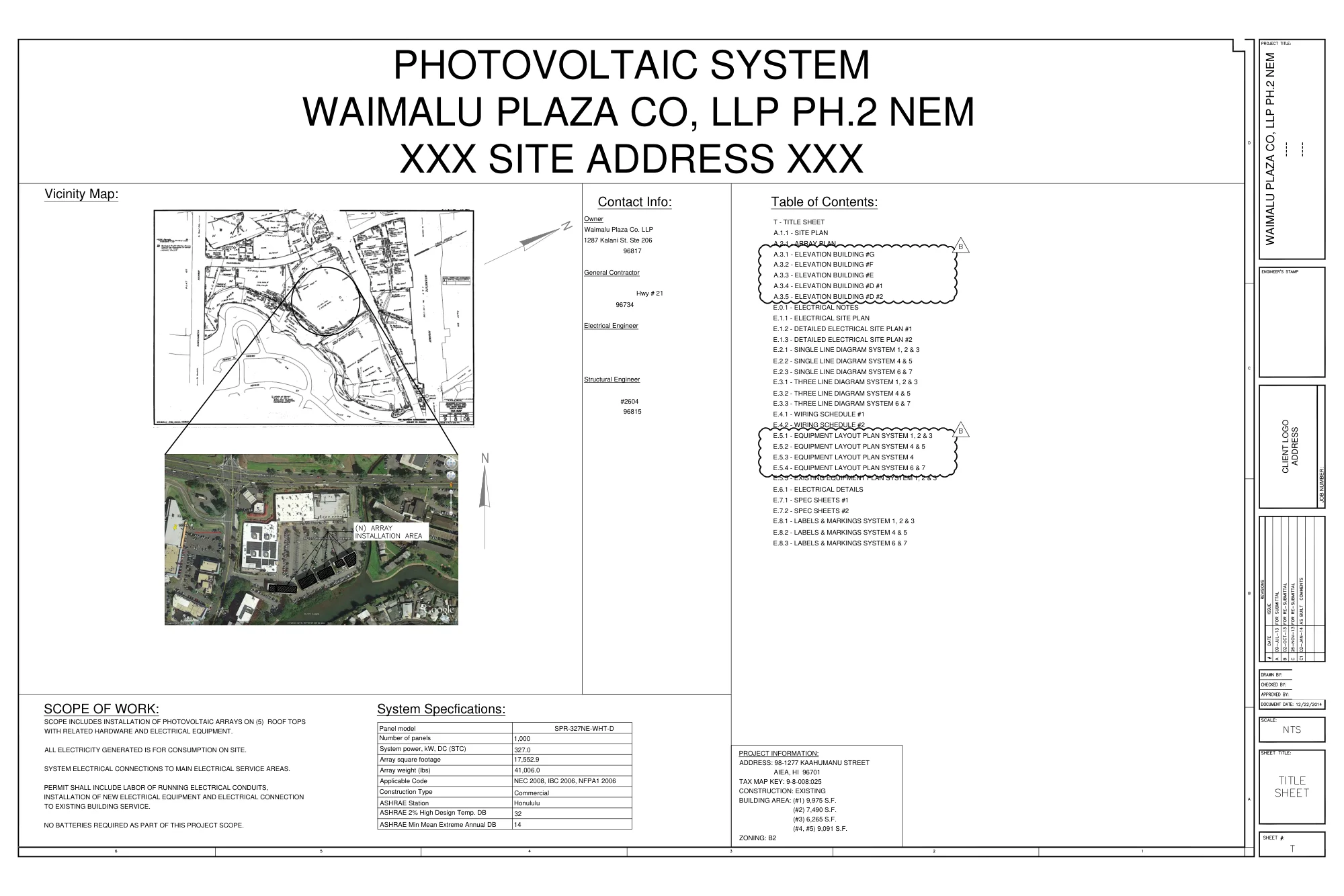 Drawing sheet 1 of 31