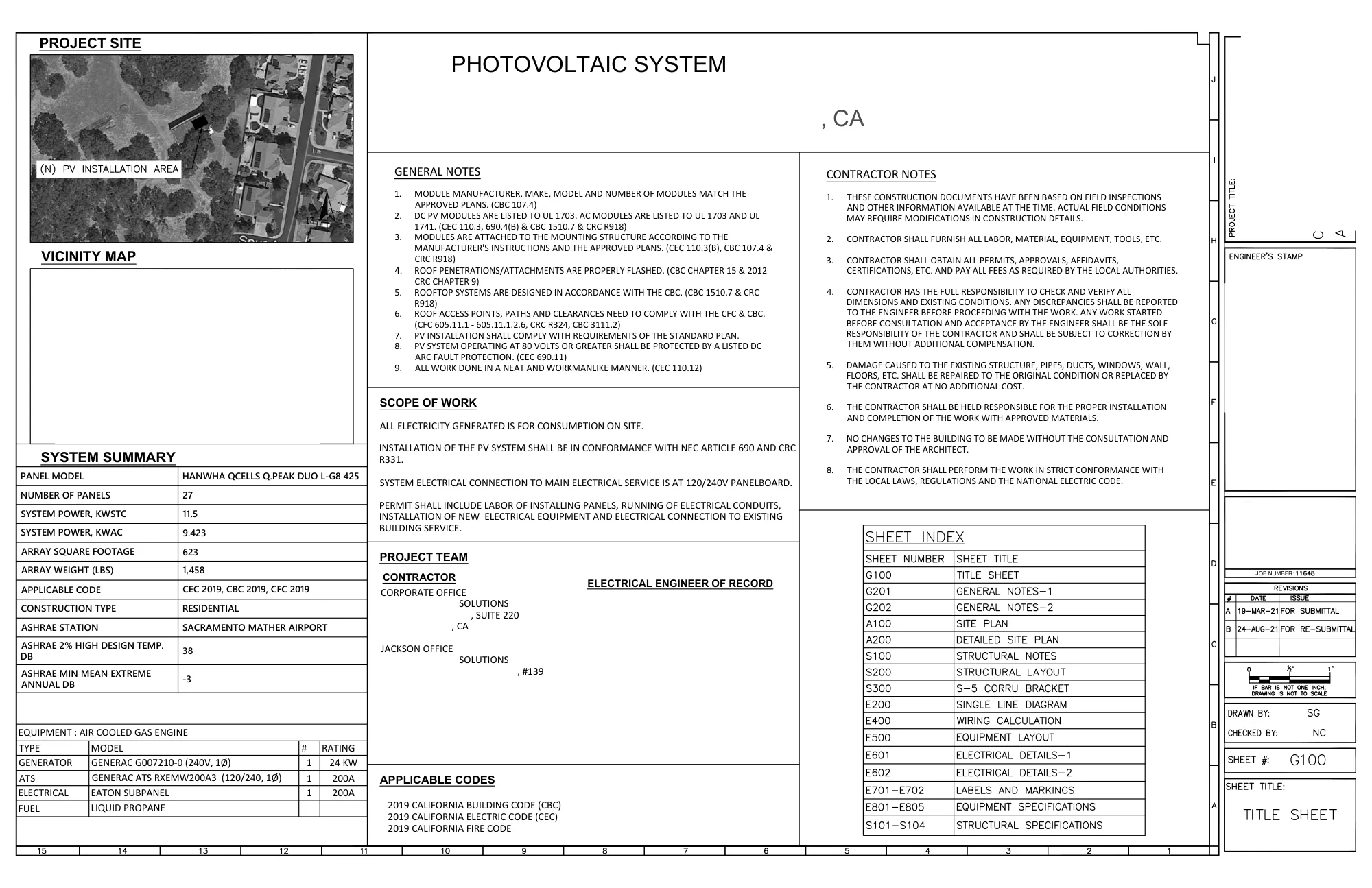 Drawing sheet 1 of 24